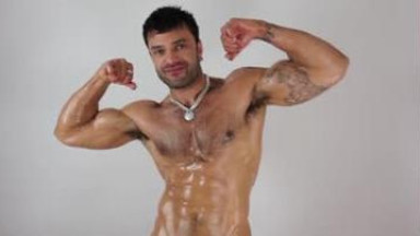 Rogan posing