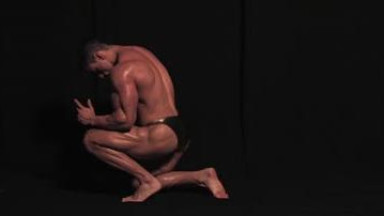 nice bodybuilder dance