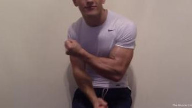 young muscle handsome