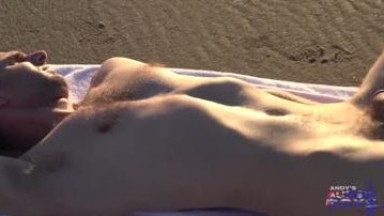 Naked at the beach and pool