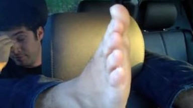 tickling in car