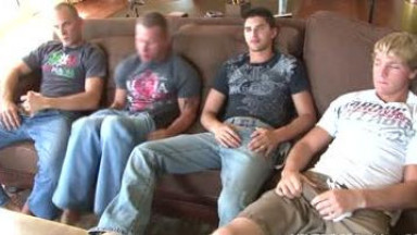 Noah, Aryx, Taylor and Gavin - guys night