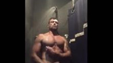 jerking off in the shower