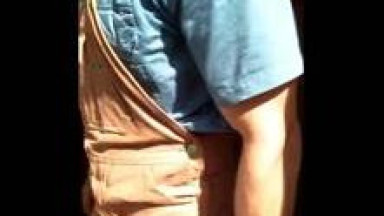 jerking off after hard work