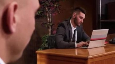 Group sex in the office