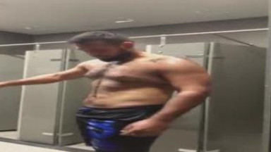 Jerking in the locker room