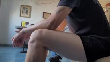 Masturbation in front of oldman