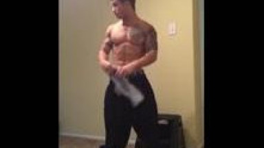 Hot muscle hunk naked