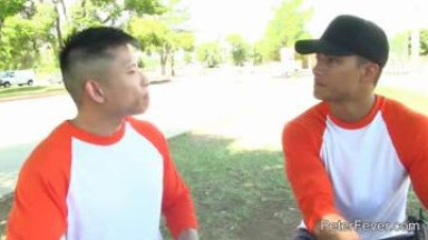 Asian guys - huge load on face