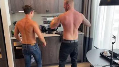 Buddies Andy, Liam, and Oliver