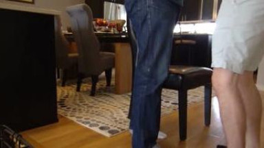 White underpants spank