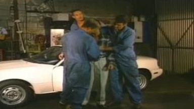 Car repair workshop hot orgy