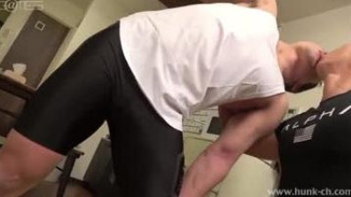 Asian hunk fingered and fucked