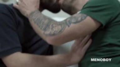 Hot fucking and licking sperm