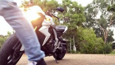 Biker Jerks Off Outdoors