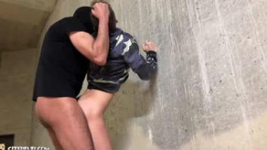 Rough sex with stranger in underground Parking