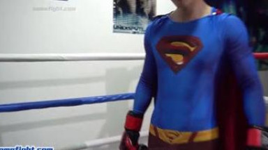 Asian superman in amateur fighting