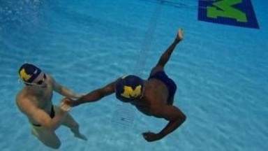 swimmers training