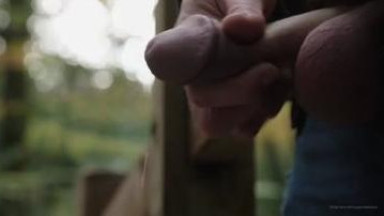 Big tattooed british stud showing off