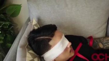 Thai model tied and sucked