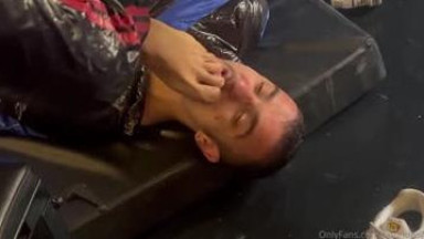 Guys feet licking and cuming