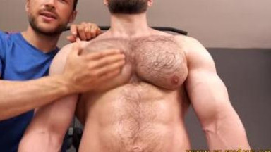 muscle beast with huge pecs