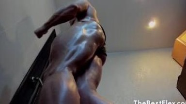 muscle Bernard posing