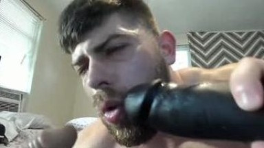 Solo playimg with dildos