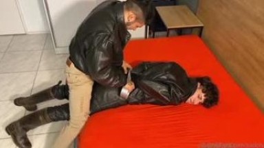 Leather fucking